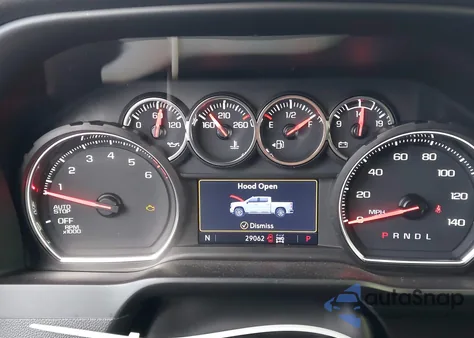 2021 Chevrolet Silverado 1500 4Wd Short Bed Lt Trail Boss z USA, uszkodzony, nr VIN 3GCPYFEDXMG127393